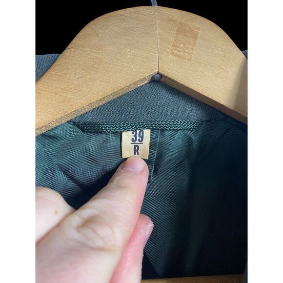 US Army Uniform Dress Jacket & Patches 1957 Vietnam War Sergeant 39R Wool Serge - Picture 12 of 13